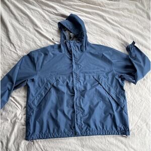 Cabela's Goretex Windbreaker Rain Jacket Waterproof, Hooded, Blue, 2XL R